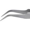 Precision tweezers stainless sickle shape 120mm
